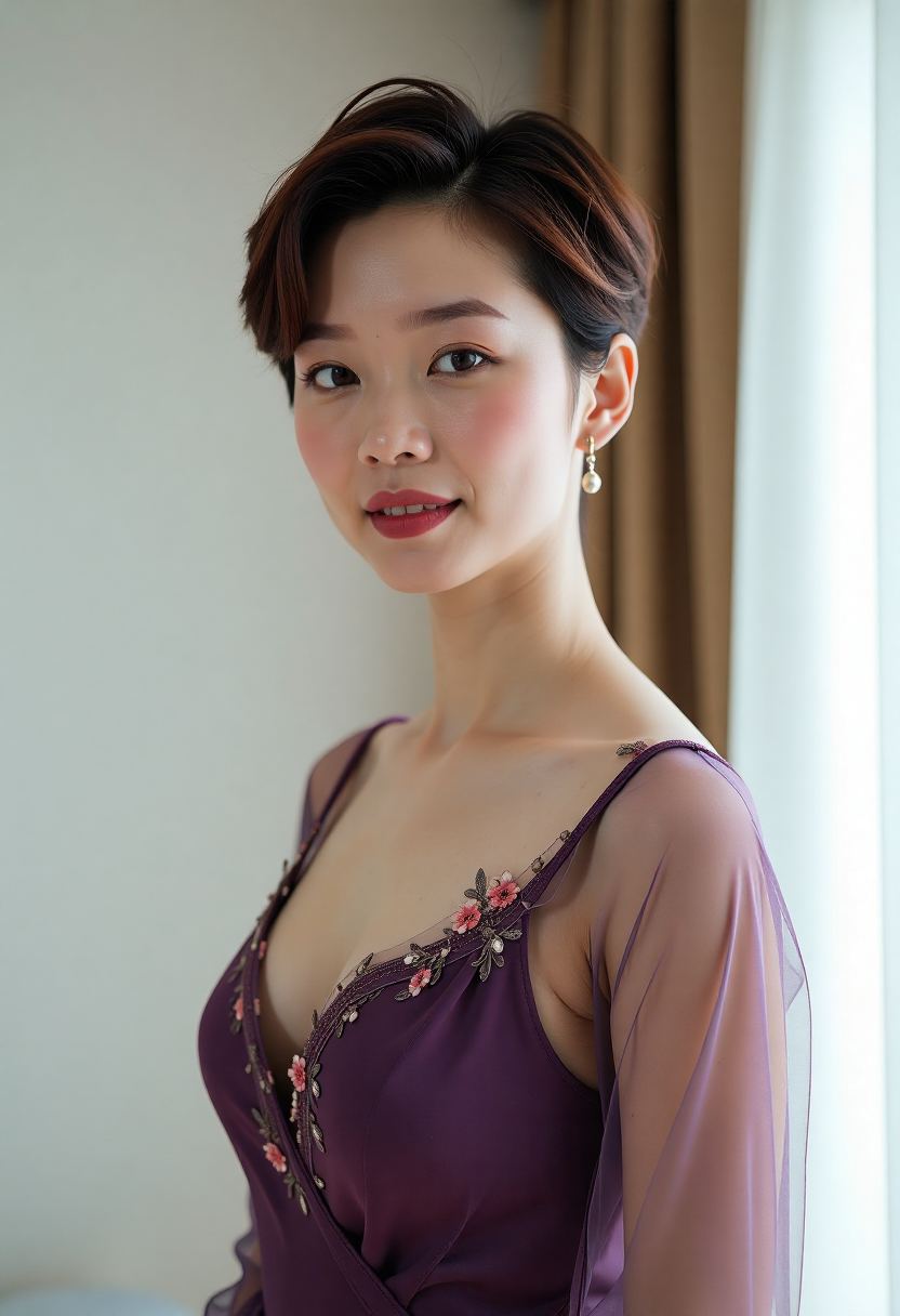 郭家长子独坐院中的人物镜头